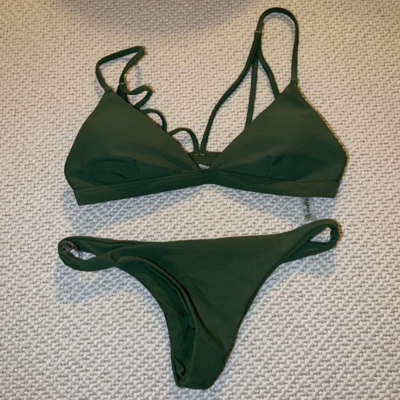 Green Zaful Bikini - Picture 1 of 5